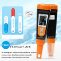 Ivy Aqua P3 Professionaalne seeria 3-in-1 Vee & Vedeliku Tester TDS / EC Temperatuur Värviline LCD M