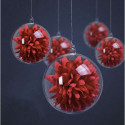 Ruhhy christmas decoration 10cm 5pcs (22276)