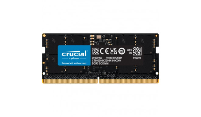 Crucial Black 16GB DDR5 4800MHZ SODIMM CT16G48C40S5
