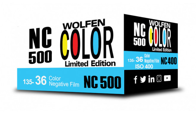 Orwo film Wolfen NC500 400/36 (opened package)