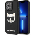 Karl Lagerfeld case 3D Rubber Choupette Apple iPhone 13 Pro, black