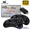 Data Frog Y2 SG900 16bit Retro Game Hdmi stick console with Sega games x2 wireless controllers Black