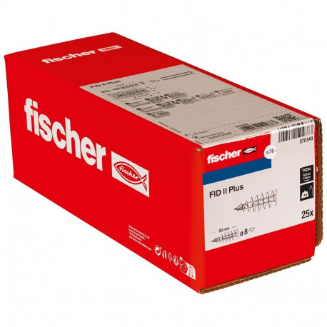Dübel isolatsioonimaterjalidele FID80 II, Fischer 25 tk