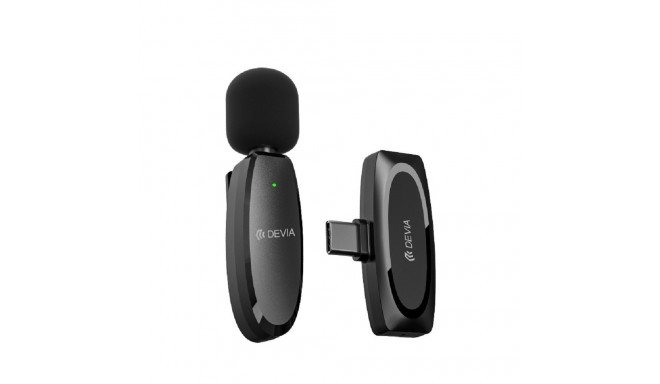 Devia microphone for smartfon Kintone USB-C black