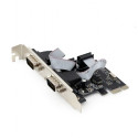 Interface Card - Gembird SPC-22 RS-232 PCIe Adapter Black