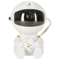 Elight A2 Sitting Astronout 360 degree Rotate Head Star Sky & Nebula projector with Remote White