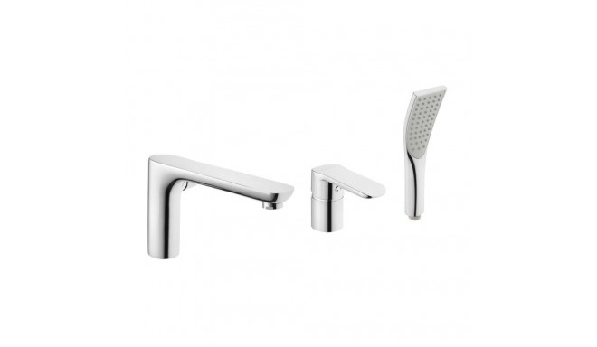 3- HOLE BATH TUB MIXER SIROS CHROME