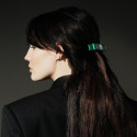 Balmain hair clip Barrette Bow FW22, green