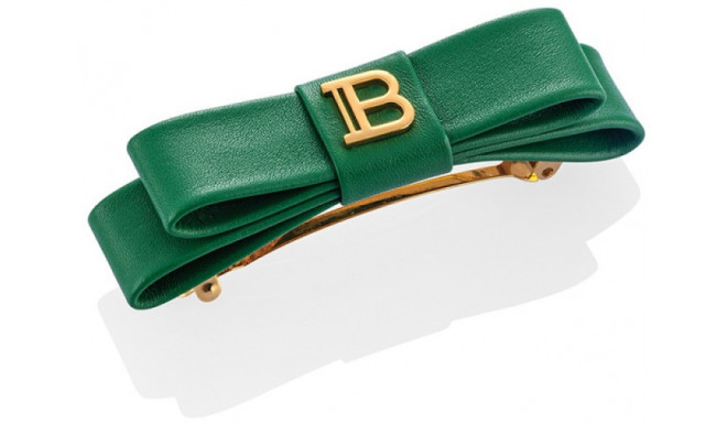 Balmain hair clip Barrette Bow FW22, green