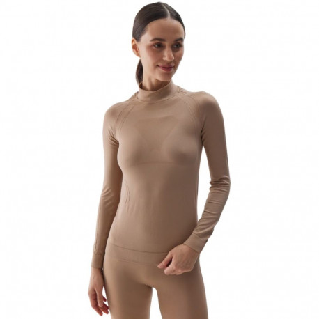 4F naiste termoaktiivne T-särk F156 4FWAW24USEAF156 82S M/L, helepruun