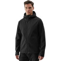 Kurtka męska softshell 4F M283 głęboka czerń 4FWAW24TSOFM283 20S  M