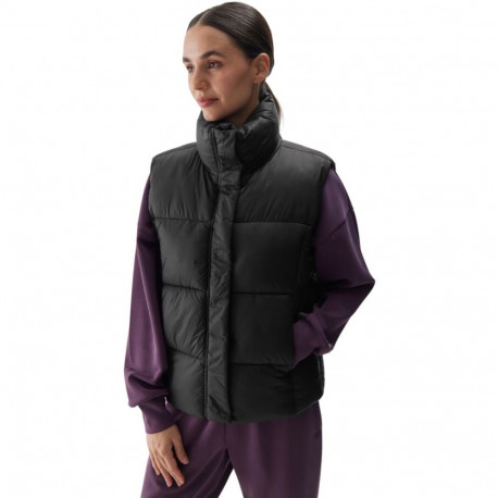 Naistel vest 4F F140 sügav must 4FWAW24TVJAF140 20S M