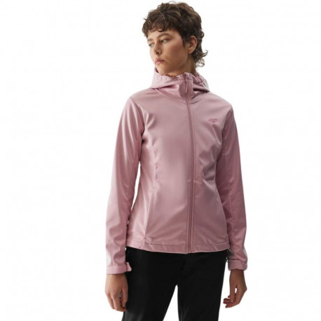 4F naiste softshelljakk F215 4FWSS24TSOFF215 56S L, heleroosa