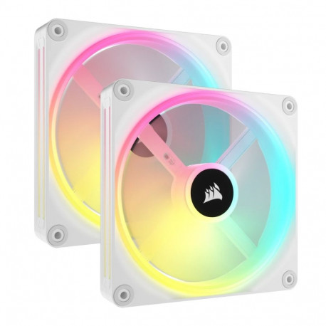 Corsair iCUE LINK QX140 RGB arvutikorpuse ventilaator 14 cm valge 2 tk