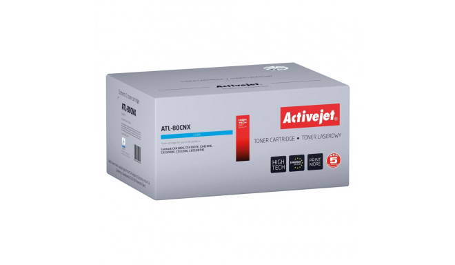 Activejet ATL-80CNX Toner (replacement Lexmark 80C2HCE, Supreme; 3000 pages; blue)