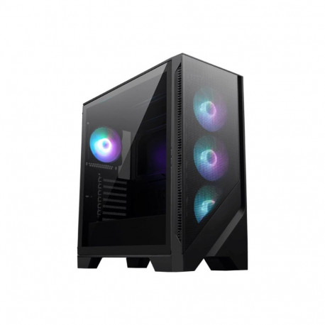 MSI PC Case | MAG FORGE 321R AIRFLOW | Side window | Mid-Tower | ATX | Black