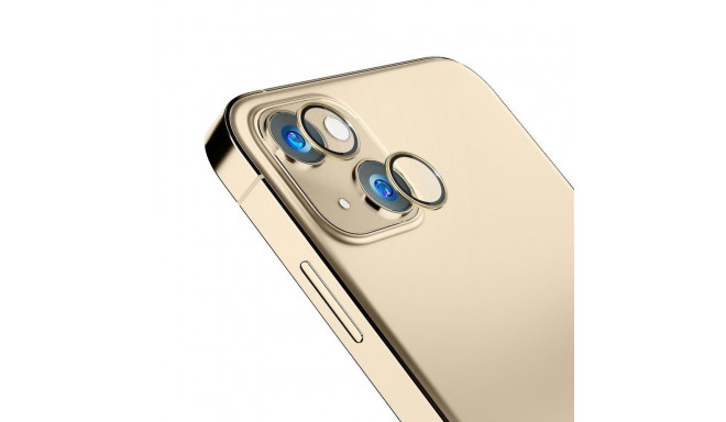 3MK Lens Protection Pro iPhone 14 6.1" kuldne kaameraläätse kaitse paigaldusraamiga 1 tk