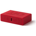Lexon Flip Mini Alarm Clock Double Sided Red/Red LR158R4