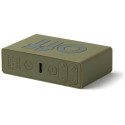 Lexon Flip Mini Double Sided Alarm Clock Khaki LR158K9