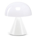 Lexon Mina Mini LED lamp glass white/glossy white LH60WG