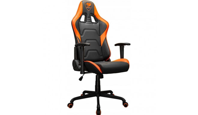 Cougar Armor Elite Chair Black and Orange