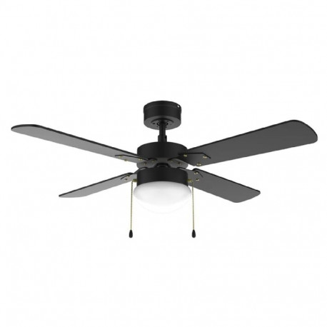 Ceiling Fan with Light Cecotec EnergySilence Aero 450 Black 50 W