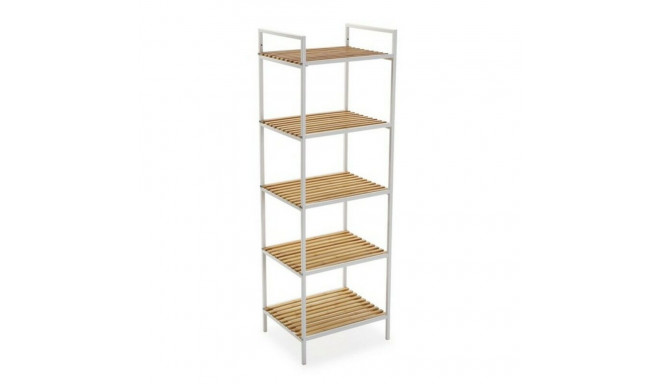 Bathroom Shelves Versa Metal PVC Bamboo (32,5 x 120 x 39 cm)