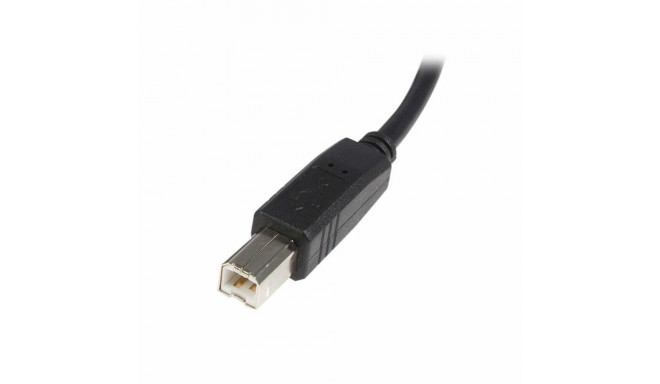 USB A - USB B Kaabel Startech USB2HAB3M            Must