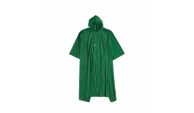 Waterproof Poncho with Hood Ferrino Green (One size) - Single