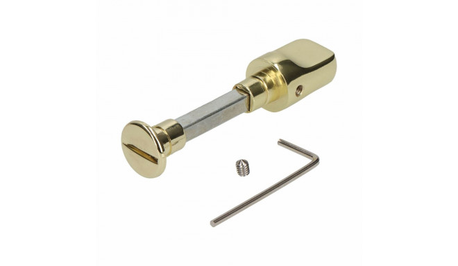 Käepide kruviga EDM 85443 10098 Zamak 78 x 6 mm Avamisfunktsiooniga