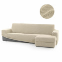 Chaise longue cover with short right arm Sofaskins NIAGARA 210 - 340 cm - Linen