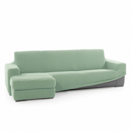 Cover for chaise longue with short left arm Sofaskins NIAGARA 210 - 340 cm - Turquoise
