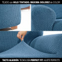 Cover for chaise longue with long left arm Sofaskins NIAGARA 210 - 340 cm - Fuchsia