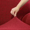 Cover for chaise longue with long left arm Sofaskins NIAGARA 210 - 340 cm - Fuchsia