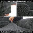 Cover for chaise longue with long left arm Sofaskins NIAGARA 210 - 340 cm - Fuchsia