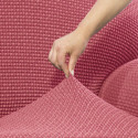 Cover for chaise longue with long left arm Sofaskins NIAGARA 210 - 340 cm - Fuchsia