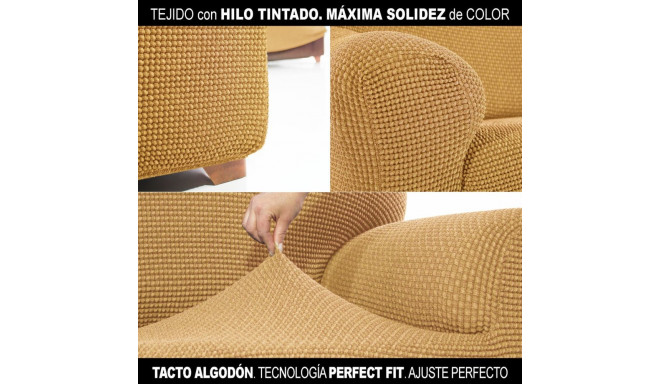 Pārsegs atpūtas krēslam ar garu labo roku Sofaskins NIAGARA 210 - 340 cm - Gaiši Pelēks