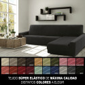 Cover for chaise longue with long right arm Sofaskins NIAGARA 210 - 340 cm - Light Grey