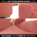Cover for chaise longue with long right arm Sofaskins NIAGARA 210 - 340 cm - Light Grey