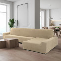 Pārsegs atpūtas krēslam ar garu labo roku Sofaskins NIAGARA 210 - 340 cm - Gaiši Pelēks