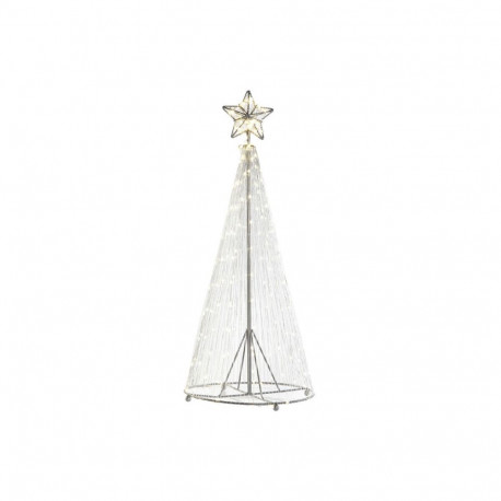 Jõulupuu DKD Home Decor Hõbedane Metall 25 x 25 x 60 cm