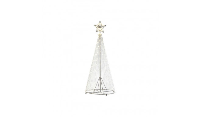 Christmas Tree DKD Home Decor Silver Metal 25 x 25 x 60 cm