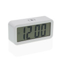 Alarm Clock Versa White Metal 3,9 x 6,5 x 13,4 cm