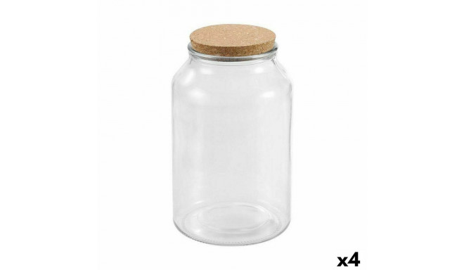 Jar La Mediterránea 3,8 L Glass (4 Units)