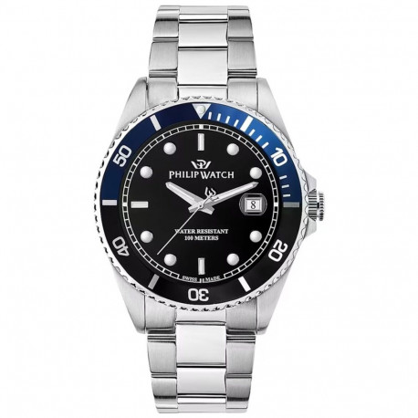 Meeste Kell Philip Watch R8253597091 Must Hõbedane