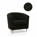 Armchair slipcovers Sofaskins NIAGARA 1 place - Black