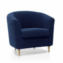 Armchair slipcovers Sofaskins NIAGARA 1 place - Black