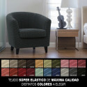 Armchair slipcovers Sofaskins NIAGARA 1 place - Black