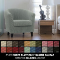 Armchair slipcovers Sofaskins NIAGARA 1 place - Black