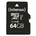 MicroSD Mälikaart koos Adapteriga INTENSO 64 GB